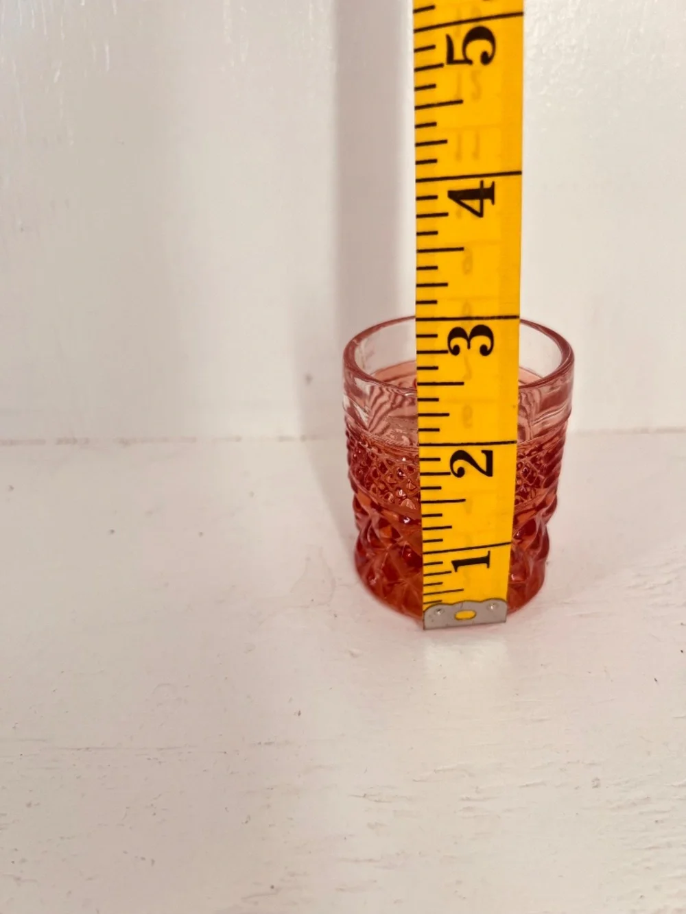 Antique/Vintage Cranberry Red Glass/votive Holder Decorative